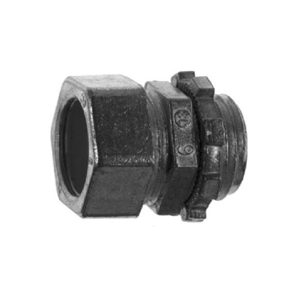 Halex EMT Connector, 1-1/2 in, Compression, Die Cast Zinc 2315 - main